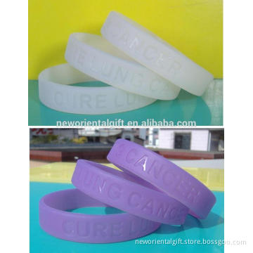 Promotion gift UV sensitive cheap silicon bracelet